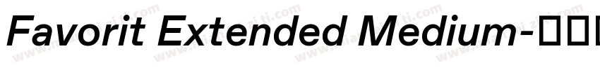 Favorit Extended Medium字体转换